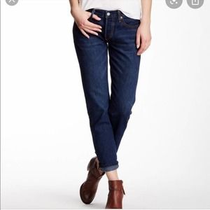 Ann Taylor LOFT Boyfriend Jeans Women's Size 31 / 12 Button Fly